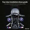 Светодиодная подсветка дверей автомобиля с логотипом для BMW M Performance E46 E90 E60 F20 X1 F10 F30, тень-призрак, атмосфера, универсальная установка