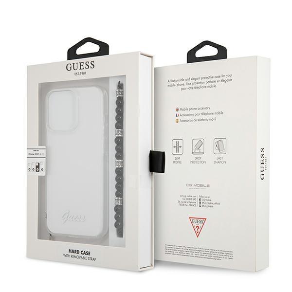 Guess Guhcp13Xkpsbk Iphone 13 Pro Max6,7 Transparent Hardcase Black Pearl