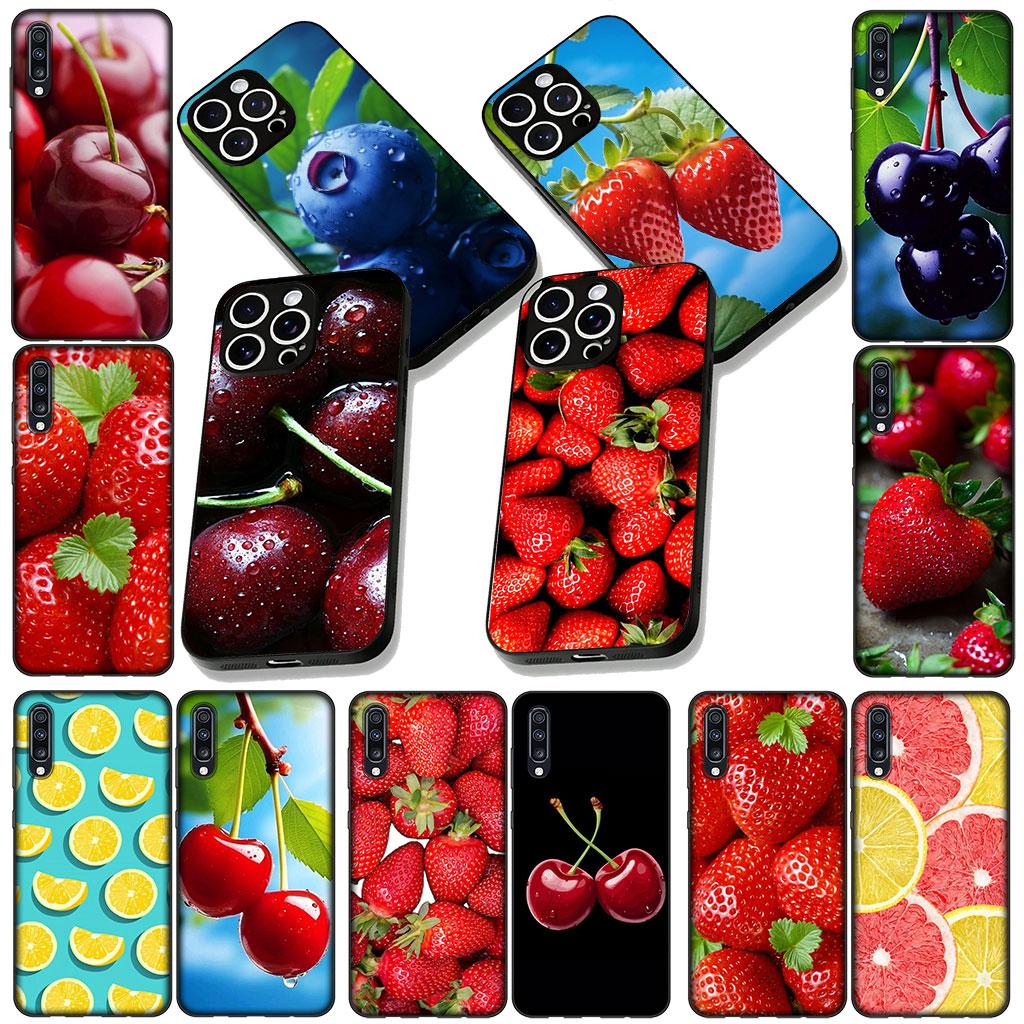 Чехол для Samsung Galaxy Note 20 9 8 S8 S10 S9 Plus A54 A33 A21S A31 M21 S10E A17 Чехол для телефона Вишня Клубника фрукт Авокадо