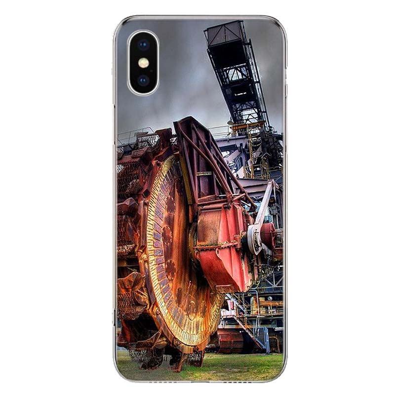 Чехол для телефона «Экскаваторная техника, бульдозер, человек» для Apple iPhone 11 12 13 14 Pro 7 XR X XS Max 6 6S 8 Plus + Mini 5 SE