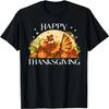 Счастливого Дня Благодарения _ День Благодарения Смешная футболка на День Благодарения
