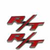 Наклейка-значок с буквой R/T RT Для D-od-ge R-enegade C-aravan C-hrysler C-herokee C-ompass C-hallenger C-harger Ram C-aliber J-ourney