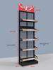 Compact Snack & Gum Display Rack with Multi-Layer Hooks for Supermarkets