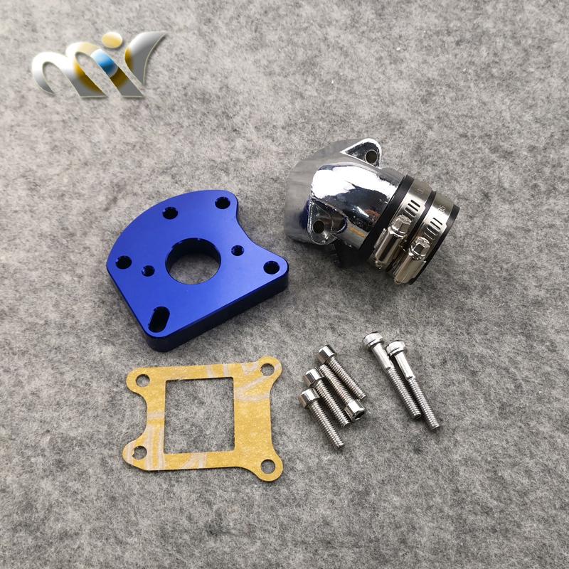 For Honda DIO50 ZX DIO 50 AF34 AF35/38 scooters refitting general-purpose aluminum increase Carburetor intake manifold interface