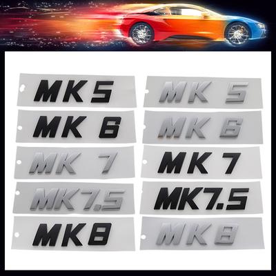 3D Премиум MK5 MK6 MK7 MK8 MK7.5 Буквы для Германия Deutschland Внедорожник Автомобиль Внедорожный Капот Дверь Багажник Задняя Наклейка Эмблема Значок Стикер