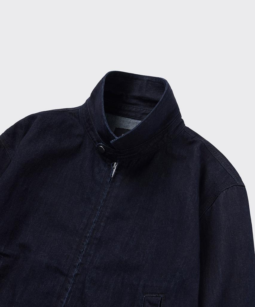 Musinsa Standard Denim Swing Top Blouson Jacket [Deep Indigo]