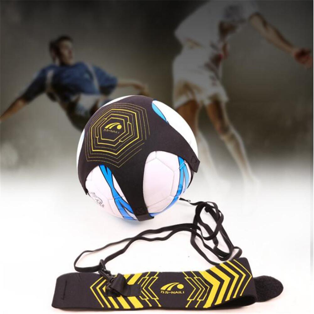 Soccer Ball Juggle Bag Auxiliary Circling Belt Kids Football Training Equipment Kick Solo Soccer Trainer Football Kick