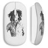 Wireless Mouse - MANIACASE - Marley Bob - White - WiFi USB Key - Compatible Mac and PC