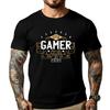 Футболка 'Forever Gamer' Крутая футболка для геймера Игровая мужская одежда 2025 Подарки для мужчин Футболки с принтами Унисекс Аниме футболки