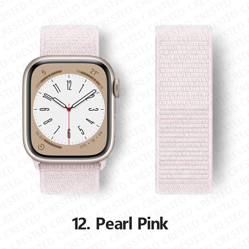 Нейлоновый ремешок для Apple Watch 10 Ремешки 46мм 44мм 40мм 45мм 41мм 49мм 42мм 38мм Браслет Correa iwatch Серия 8 se 7 6 3 9 11 40 мм