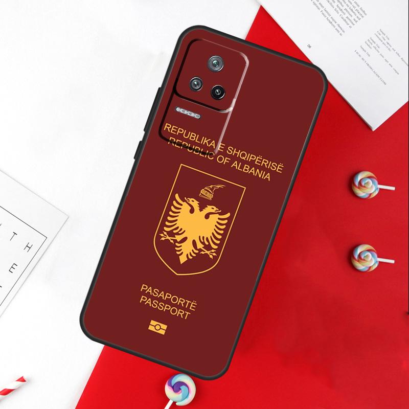 Algerian Russia Spain Passport Cover For Xiaomi 15 Ultra 13 14 11T 12T 13T 14T Pro POCO X7 Pro X3 X5 X6 M6 F5 F6 Pro Case