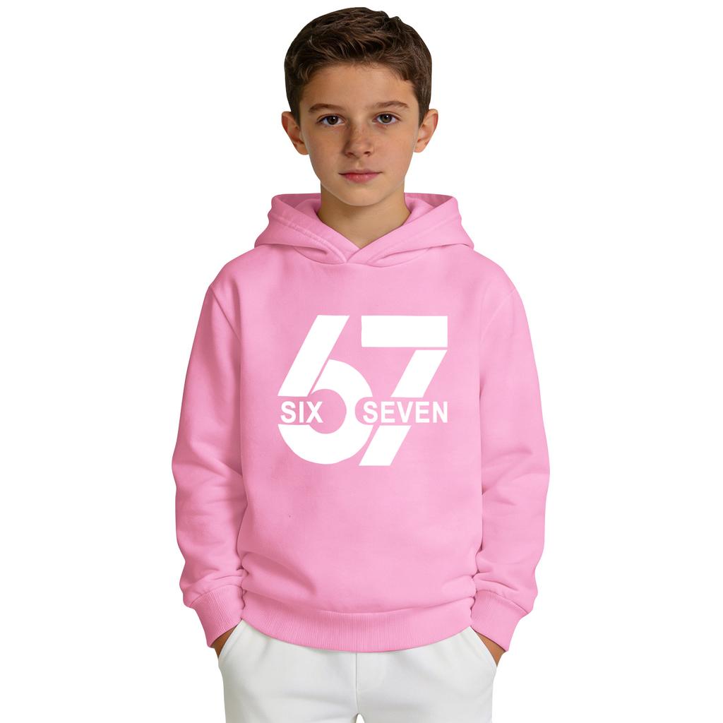 Свитшот с капюшоном с принтом для мальчиков, повседневный спортивный комфортный свитшот с длинными рукавами