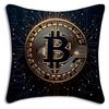 Крутые Популярные Подушки с Рисунком B-BitcoinS Мультяшные Декоративные для Дивана Домашние Двусторонние Короткий Плюш Милый Чехол на Подушку