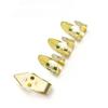 4Pcs Metal Fingerpicks Open Design Index Finger Picks Adjustable Finger Picks with Holes Thumb Plectrum for Banjo Guzheng