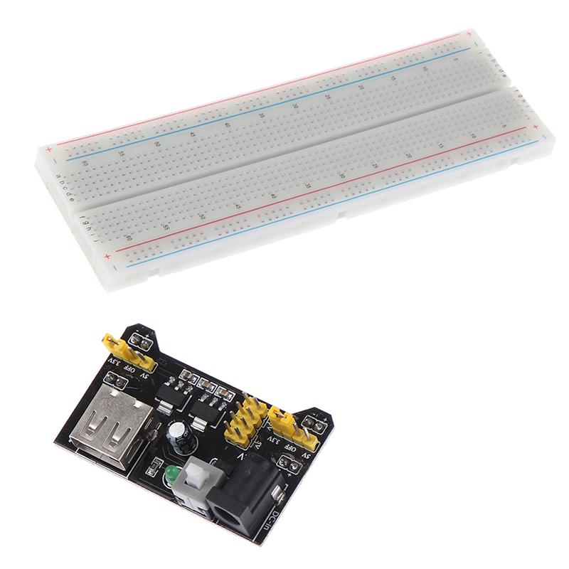 Electronics Component Basic Kit With 830 Tie-Points Breadboard Cable Resistor