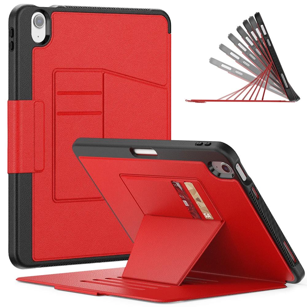 Case for IPad Air 11 13 2024 Rugged Full Body Protection PU and Plastic Hybrid Combo Cover for IPad Pro 11 13 Inch