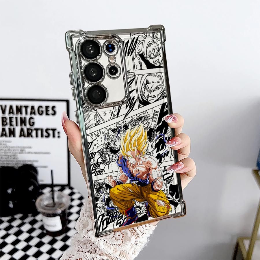 Чехол для телефона с мягкой обложкой Dragon Ball для Samsung Galaxy S21 Plus S24 S23 S20 FE S22 Ultra S25 Edge