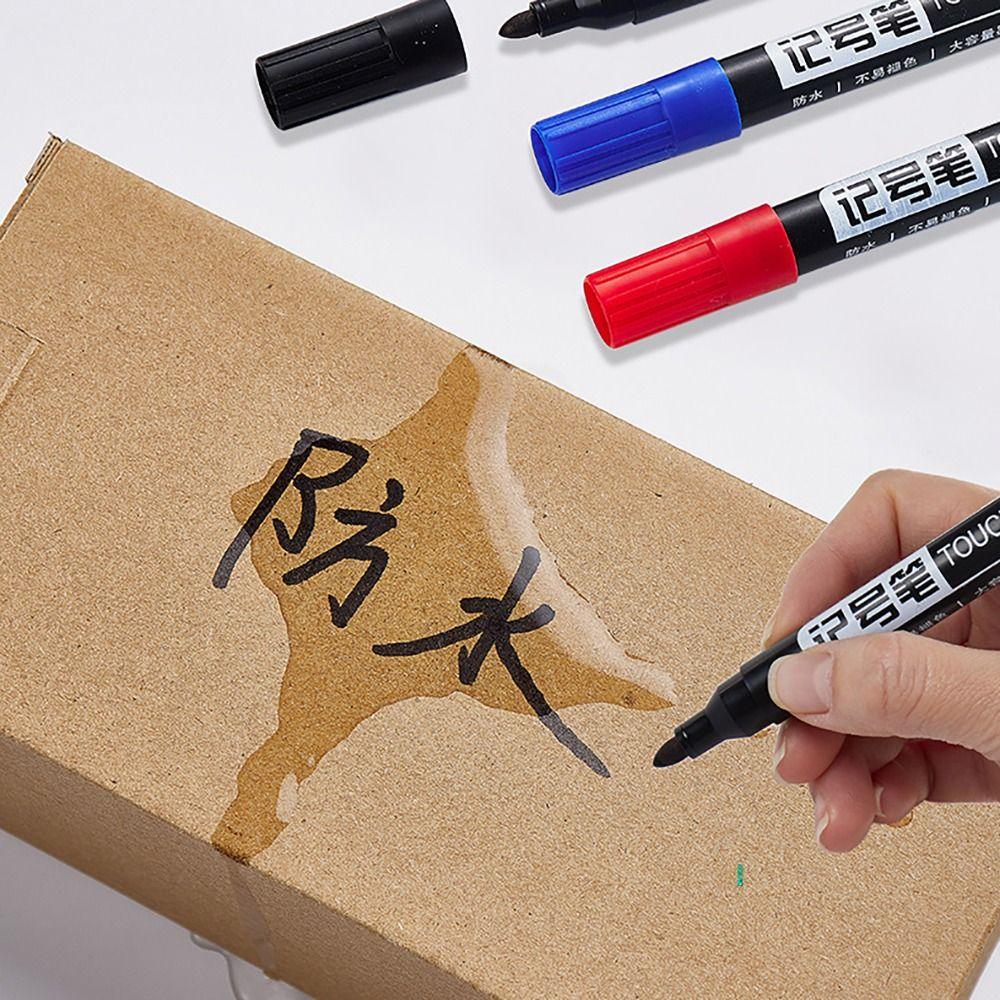 1,5 мм перманентный маркер с грубым наконечником, быстросохнущий маркер для линий, простые маркеры для студентов