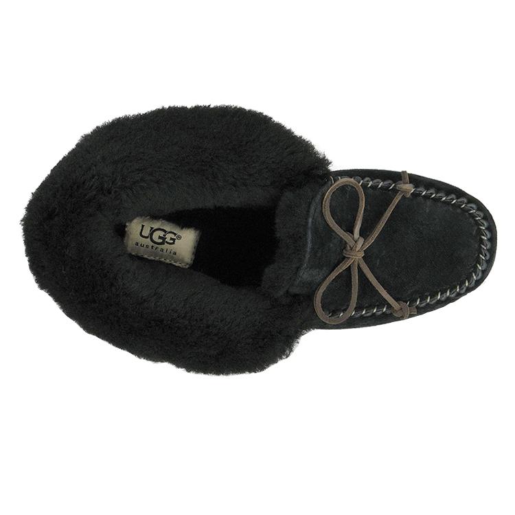 UGG Алена Комнатные и уличные тапочки Женские 1004806-ЧЕРНЫЙ