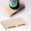 Деревянные теплоизоляционные нескользящие подставки: Небольшие коврики из цельного дерева для столов с кофе, пиццей и обеденных столов