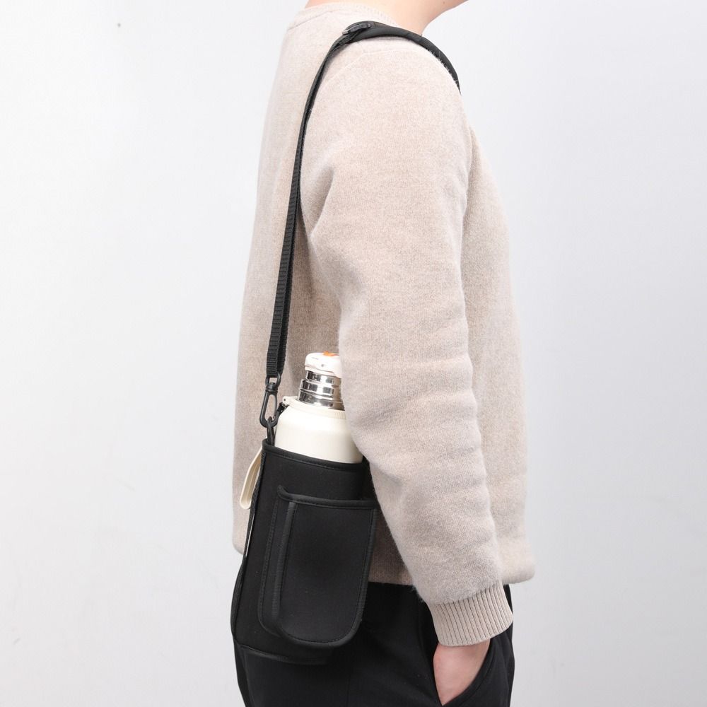 Magnetic Water Bottle Sling Bag Adjustable Crossbody Sports Bag Magnetic Gym Bottle Bag Travel