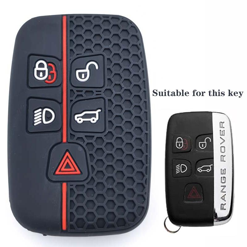 Новый чехол-брелок для ключа автомобиля, корпус для Land Rover Range Rover Sport Evoque Freelander Velar Discovery 4 Jaguar Xe Xj Xf Гитара