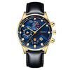 Fashion Calendar Business Men's Watch Men's Watch Six-Pin Belt Quartz Watch