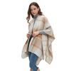 Autumn and Winter New Season Ladies Imitation Cashmere Double-sided Plaid Shawl