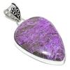 Пурпурит Драгоценный камень Ручная работа Серебро 925 пробы Ювелирная подвеска 2,44" R1K95
