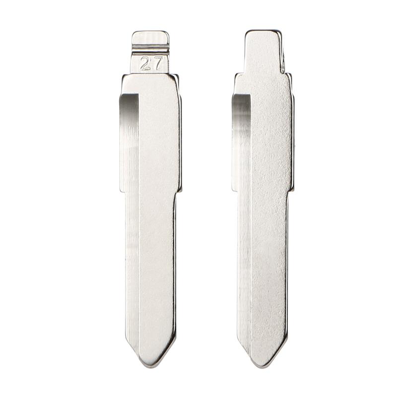 5 шт. #27 автомобильный универсальный пульт дистанционного ключа необрезанный пустой автомобильный запасной лезвие эмбриона аксессуары для Mazda M2 M3 M5 M6 M8