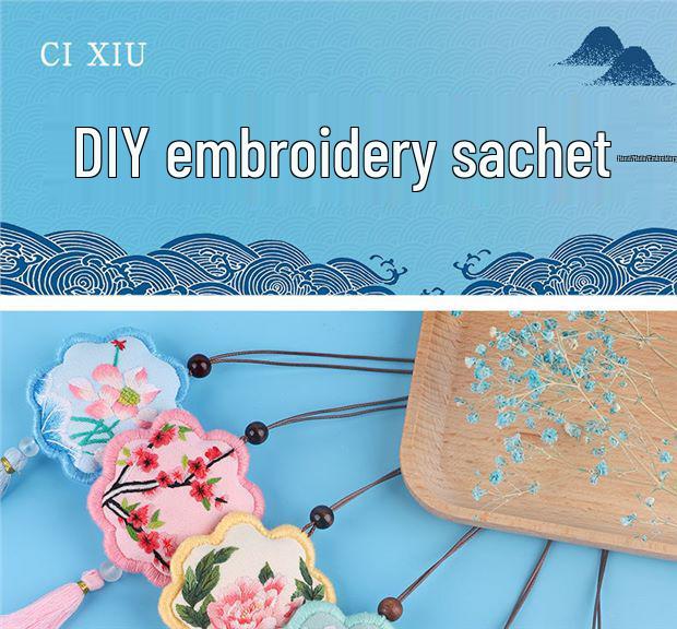 Набор для вышивания «Амулет мира»: Начинающим DIY Саше-мешочек для вышивки крестом