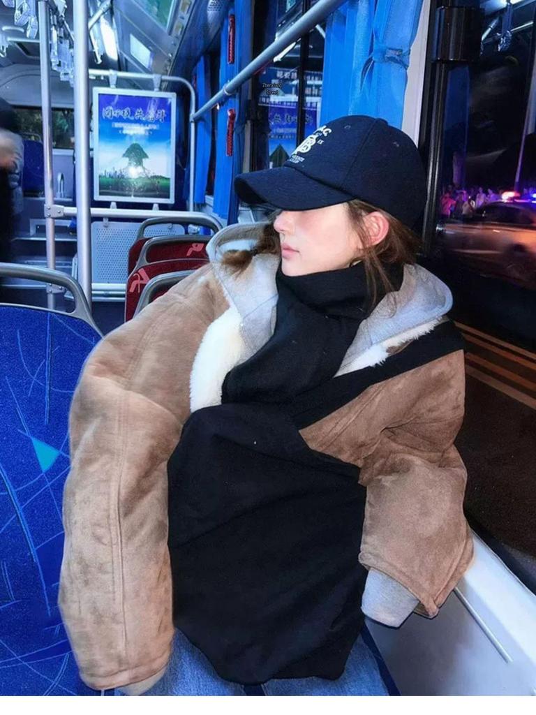 Женское зимнее пальто Xu Yan из экологичной овечьей шерсти – Обновленный стиль