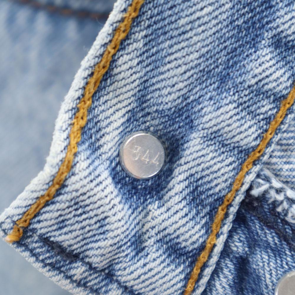 Levi's 90-е 17501-0115 Сделано в США обрезанные зауженные джинсы на пуговицах Женские Б/У