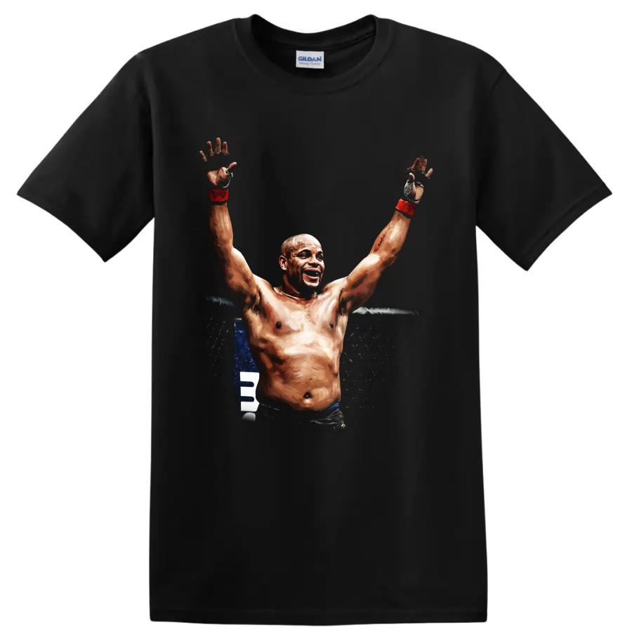 Anderson Silva MMA Fighter Victory Cage Fight T Shirt Martial Arts Fan Art Tee