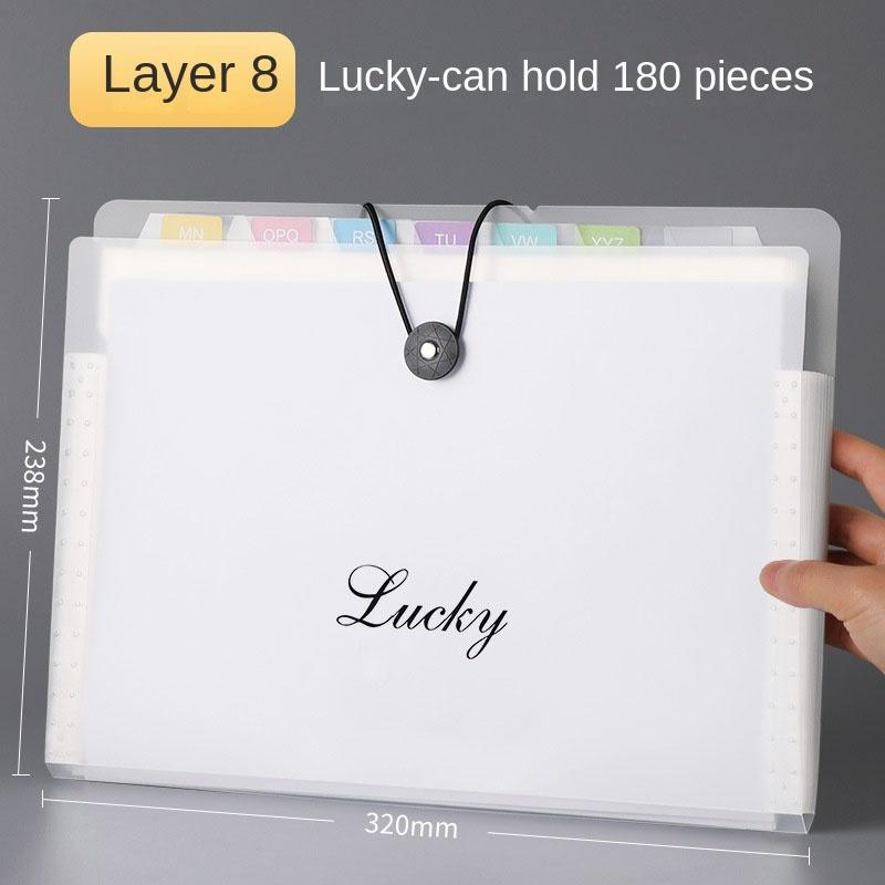 Прозрачная вставная папка-файл А4 сумка для документов многослойный расширяющийся кошелек папка держатель органайзер для школьных канцелярских принадлежностей