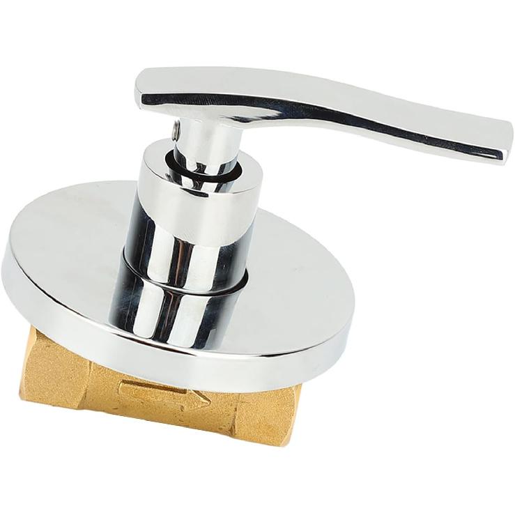 1/2 Angle Valve, Water Shut Off Valve Copper Leakage Proof Concealed Installation Water Stop Valve for Kitchen Bathroom for faucets, showerheads,