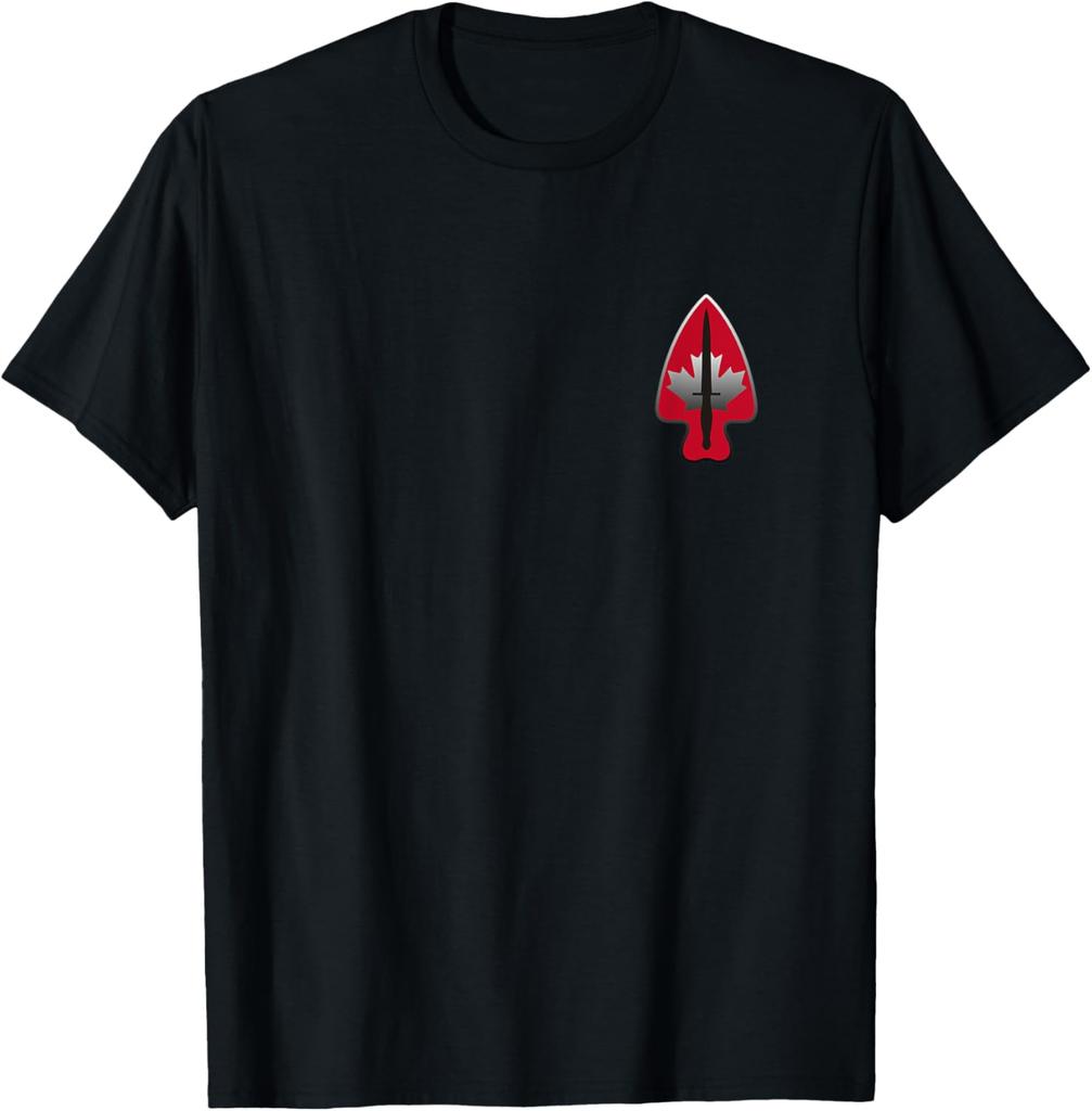 Canadian Special Force Canadian JTF Army TShirt Short Sleeve Casual Cotton Shirt