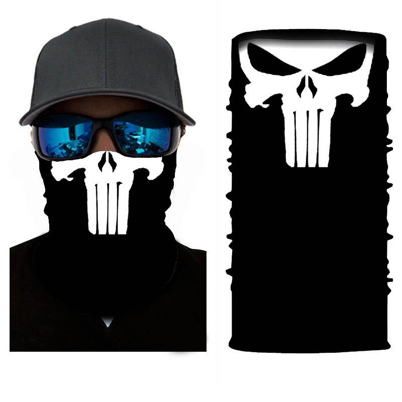 Горячая Распродажа Черепа Лица Шея Трубка Мужская Бандана Сменная Маска Для Лица Снуд 1 ШТ. Женский Волшебный Многофункциональный Открытый Унисекс Теплый Популярный Шарф
