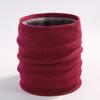 Winter Knitted Neck Cover Outdoor Warm Neck Cover Solid Color Men's and Women's Double-layer Pullover and Velvet Scarf