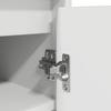 Shoe Cabinet White 29.5 x 34 x 76 cm Engineered Wood