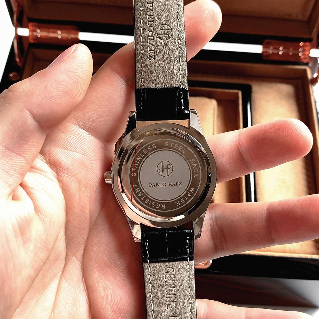 PABLO RAEZ Мужские военные часы с флагом, водонепроницаемые, кварцевые