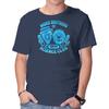 Unisex Crew Neck T-Shirt Miser Brothers Science Club Graphic Short Sleeve Casual Tee