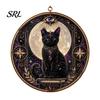 Stress Relief Hobby Black Cat Diamond Art Kits for Adults Beginners, DIY Material Package, Gift Painting Craft Set Home Wall Decor & Window