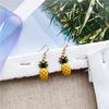 Cute Fashion Fruit Watermelon Strawberry Pendant Dangle Earrings for Women Sweet Kiwi Lemon Orange Drop Earrings Girl Jewelry