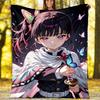 1pc Tsuyuri Kanawo1 Theme Blanket - Digital Print, Polyester, Cozy for All Seasons, Perfect for Outdoor, and Travel