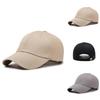 Unisex Cotton Cap With Curved Brim Sun Protection For Spring Autumn Wear