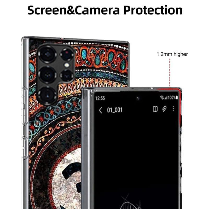 Om Symbol Meditation and Creativity Cases Phone Case for Samsung Galaxy S26 Ultra S25 Edge S24 S23 FE S21 Plus S20 S22 S10 Cover