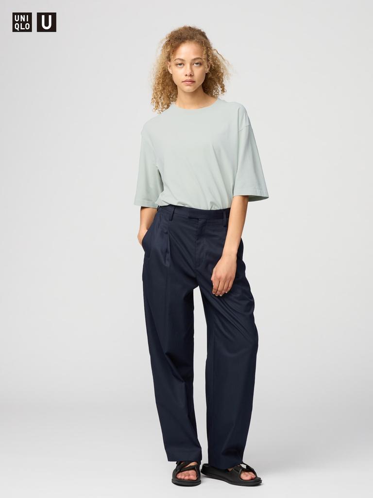 Uniqlo 482779 Футболка с круглым вырезом DRY-EX ТЕМНО-СЕРЫЙ СЕРЫЙ ЧЕРНЫЙ СВЕТЛО-ЗЕЛЕНЫЙ Япония