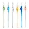 ZAIDEA Glass Pen Dip Ink Set Pen Stand Fountain Pen Blue 4-Color (Domestic Inspection)
