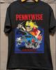 НОВЫЙ Постер группы Pennywise Тур по Австралии 2025 Черный Все размеры Подарок Фанату OM888 Унисекс Футболка